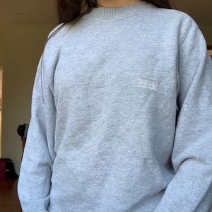 Gray Hugo boss sweatshirt